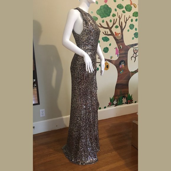 Jonathan Simkhai SUTTON Speckle Persian Cat Gown - Picture 6 of 10